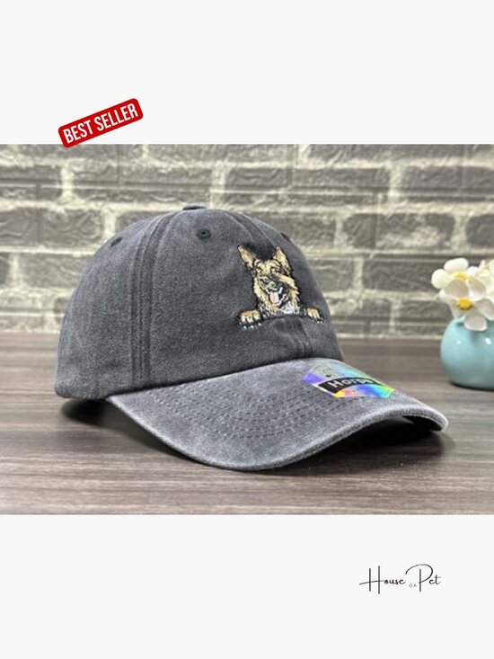 Embroidered Animal Baseball Cap - Adjustable Cotton Dad Hat for Men Women